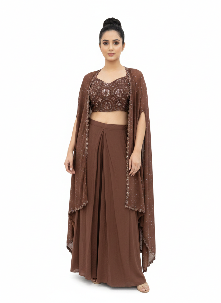 Indo western srag dress